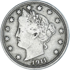 Coin, United States, 5 Cents, 1911