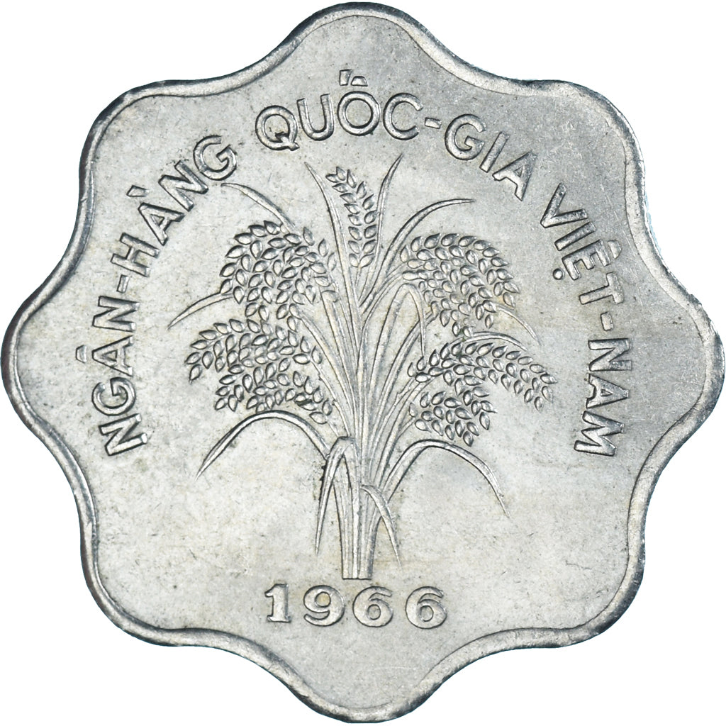 Monnaie, Viet Nam, 5 Dông, 1966