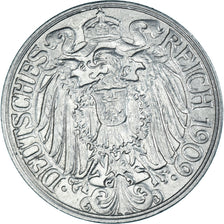 Coin, Germany, 25 Pfennig, 1909