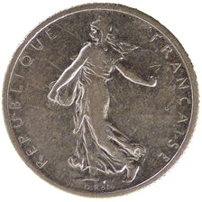 FRANCE, Semeuse, Franc, 1906, Paris, KM #844.1, EF(40-45), Silver, 23, Gadoury..