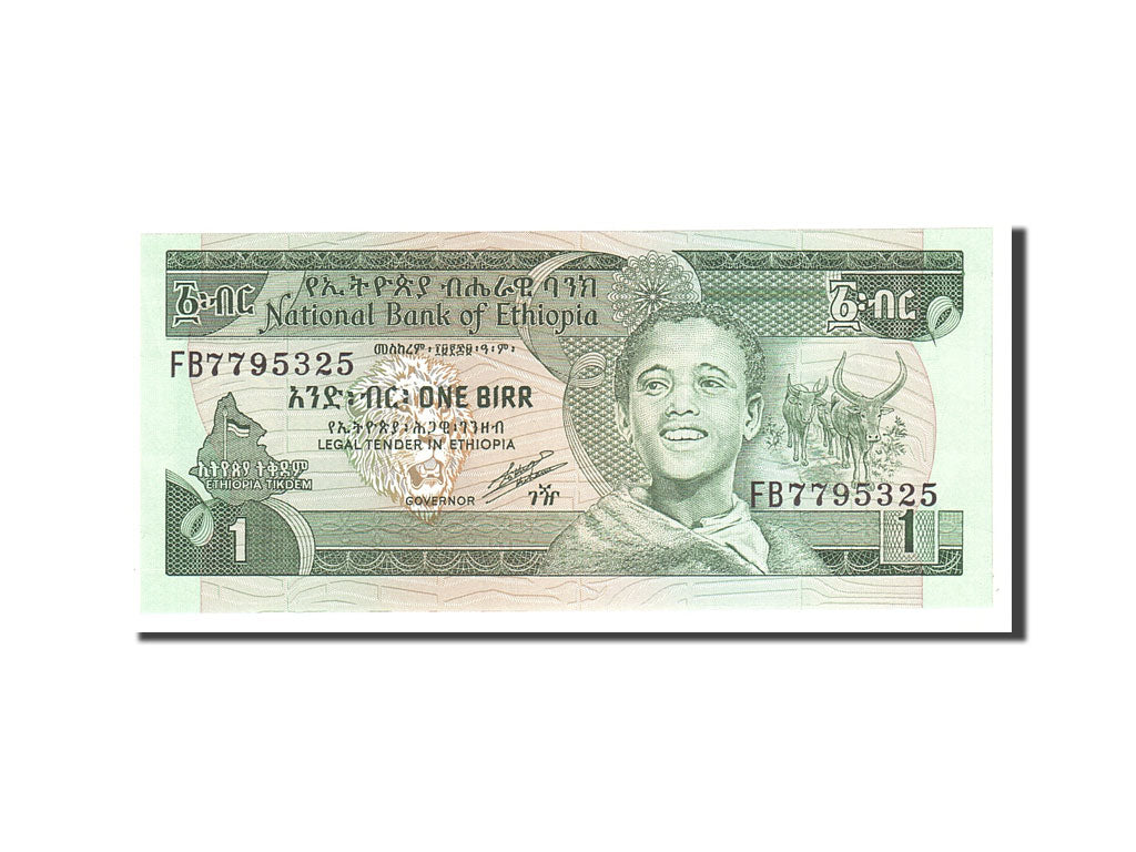 Banknote, Ethiopia, 1 Birr, 1991, Undated, KM:41b, UNC(65-70)