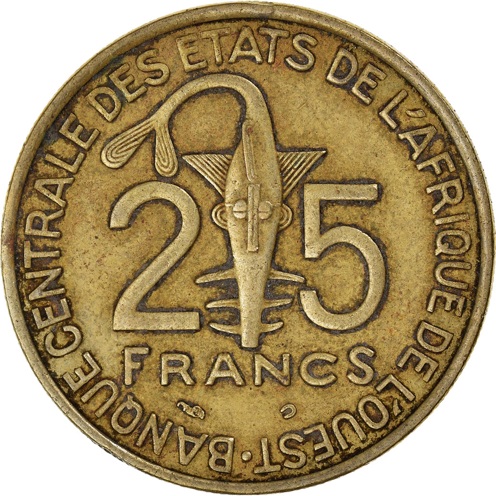 Coin, West African States, 25 Francs, 2002