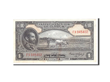Ethiopia, 1 Dollar, 1945, KM:12c, Undated, EF(40-45)