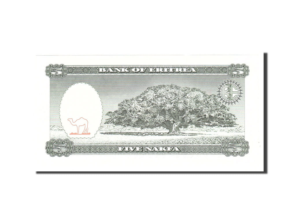 Eritrea, 5 Nakfa, 1997, Undated, KM:2, NEUF