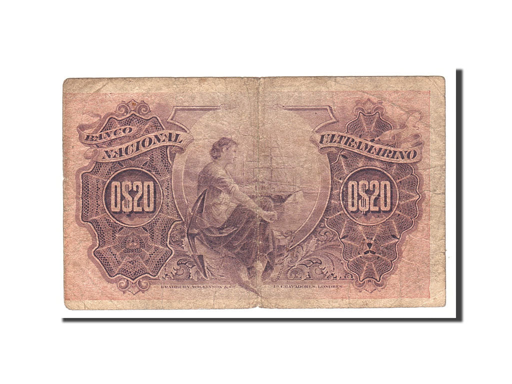 Mozambique, 20 Centavos, 1914, 1914-11-05, KM:57, VF(30-35)