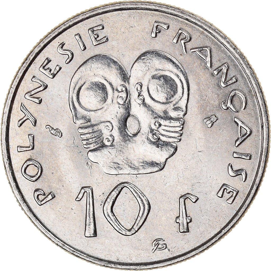 Monnaie, Polynésie française, 10 Francs, 1996
