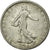 Moneda, Francia, Semeuse, Franc, 1907, Paris, BC+, Plata, Gadoury:467