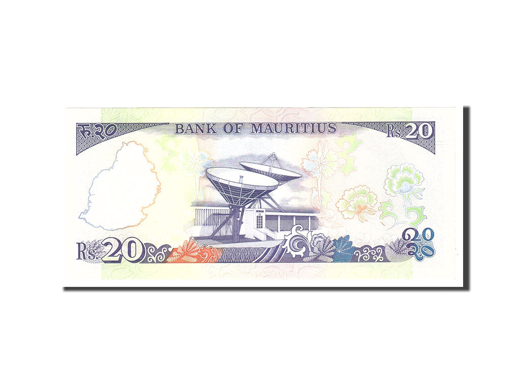 Mauritius, 20 Rupees, 1985, KM:36, Undated, UNC(65-70)