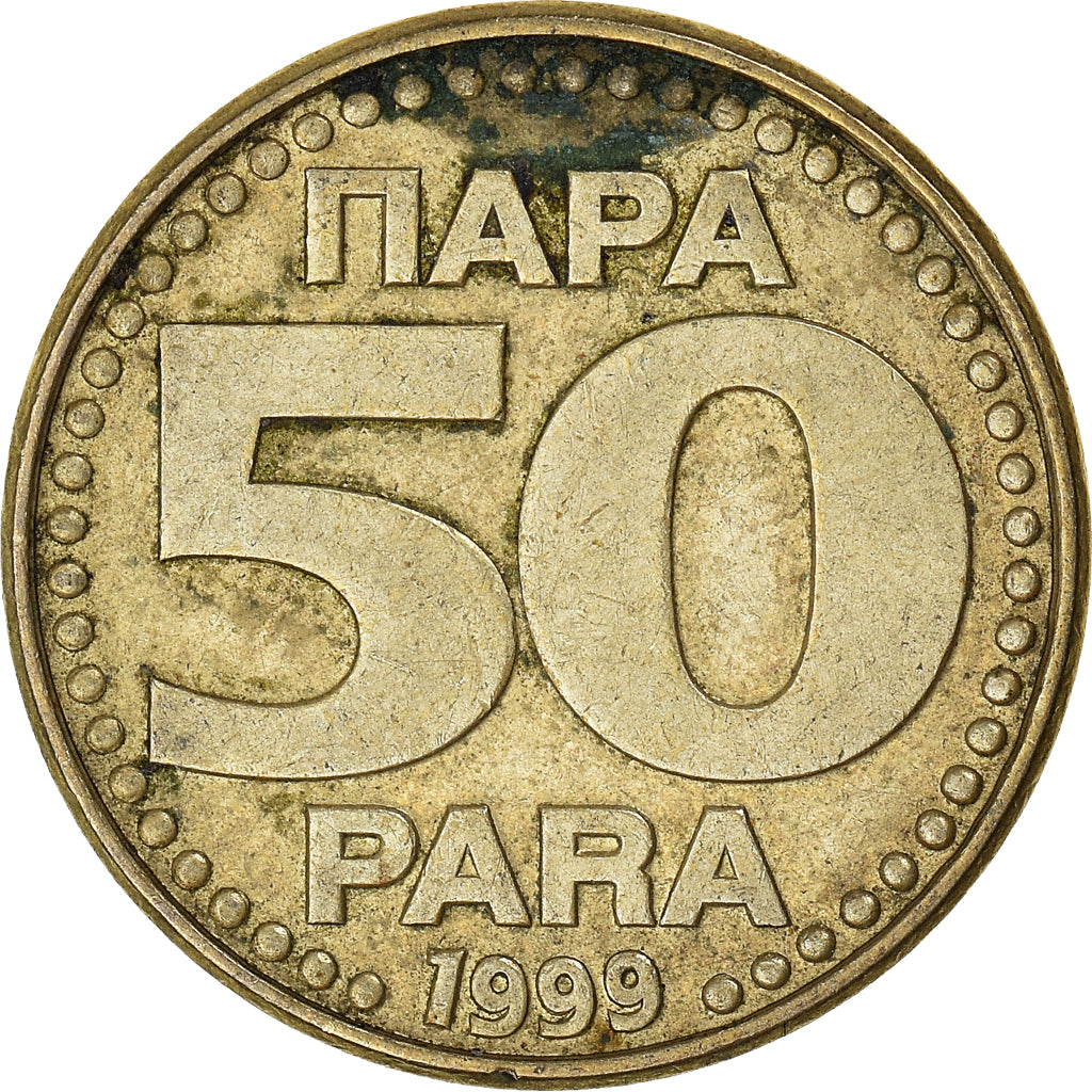 Coin, Yugoslavia, 50 Para, 1999
