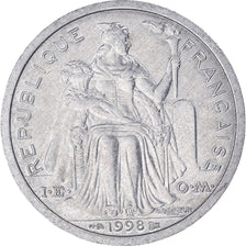 Coin, French Polynesia, 2 Francs, 1998