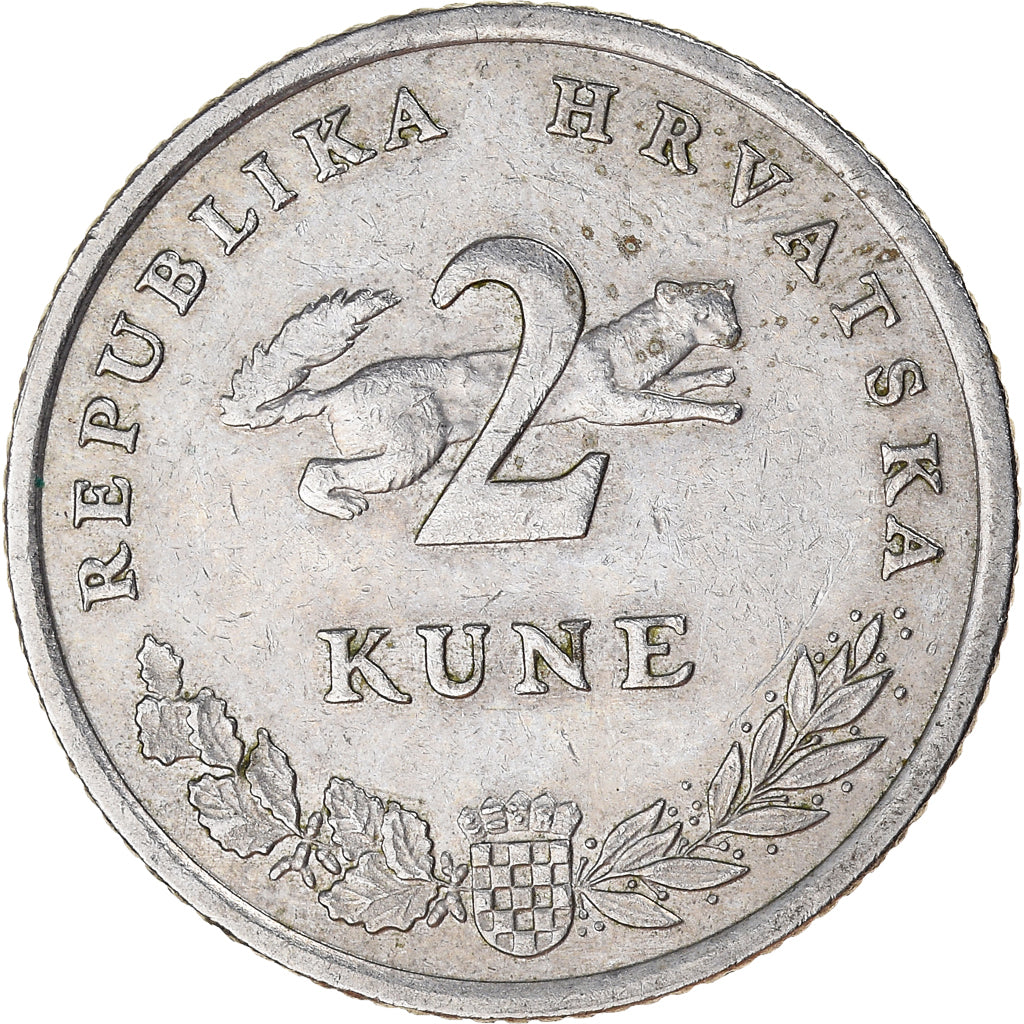 Moeda, Croácia, 2 Kune, 2003