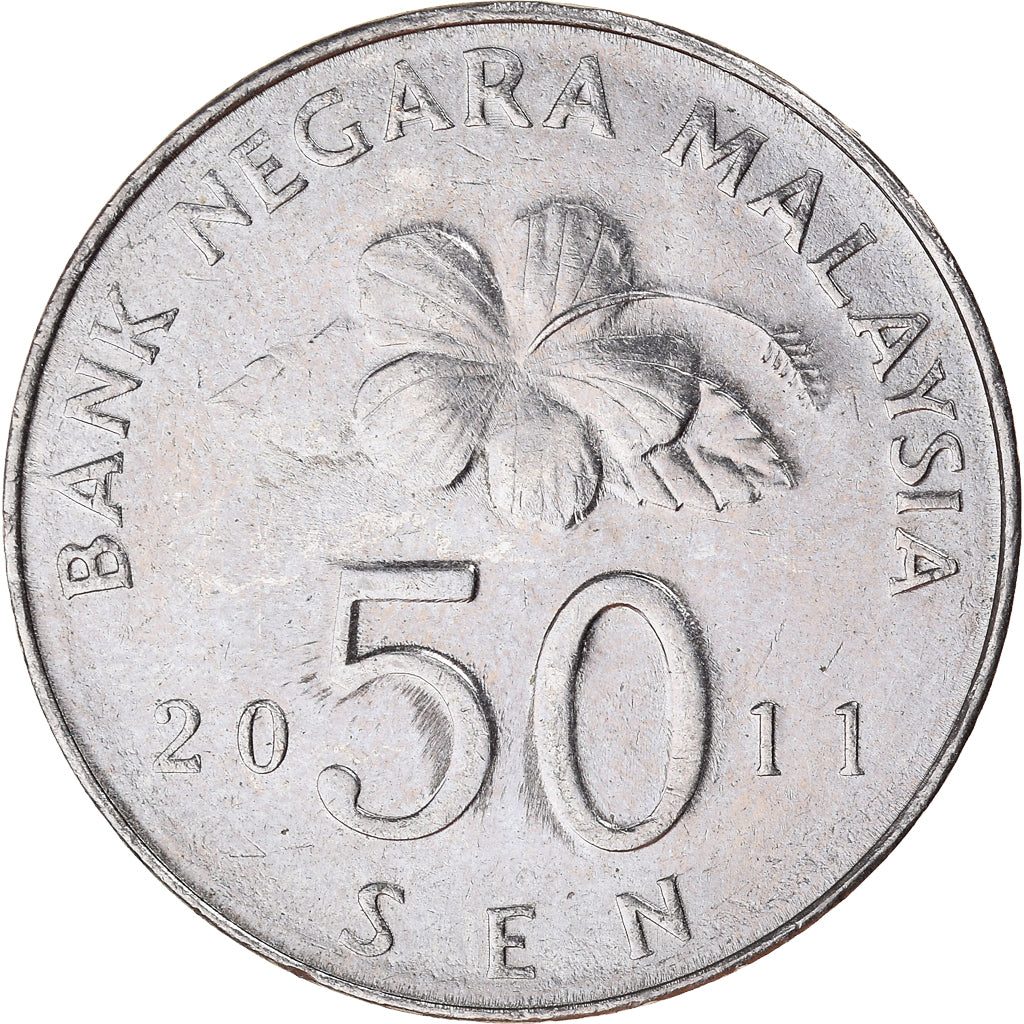 Monnaie, Malaysie, 50 Sen, 2011