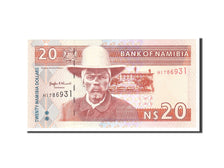 Geldschein, Namibia, 20 Namibia Dollars, 1996, Undated, KM:5a, UNZ