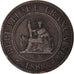 Moneta, FRANCUSKIE INDOCHINY, Cent, 1888