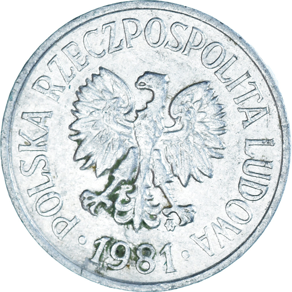 Münze, Polen, 20 Groszy, 1981