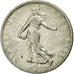 Moneta, Francja, Semeuse, Franc, 1909, Paris, AU(50-53), Srebro, Gadoury:467