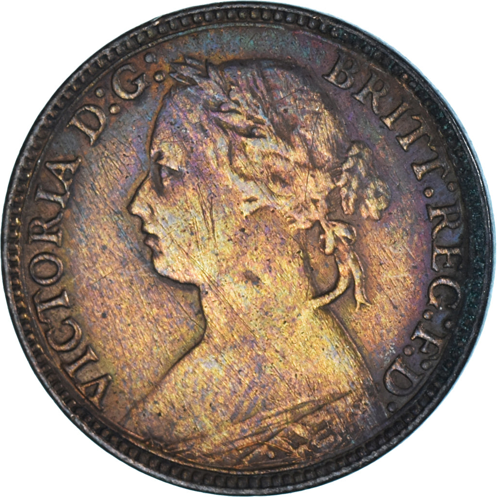 Coin, Great Britain, Farthing, 1880