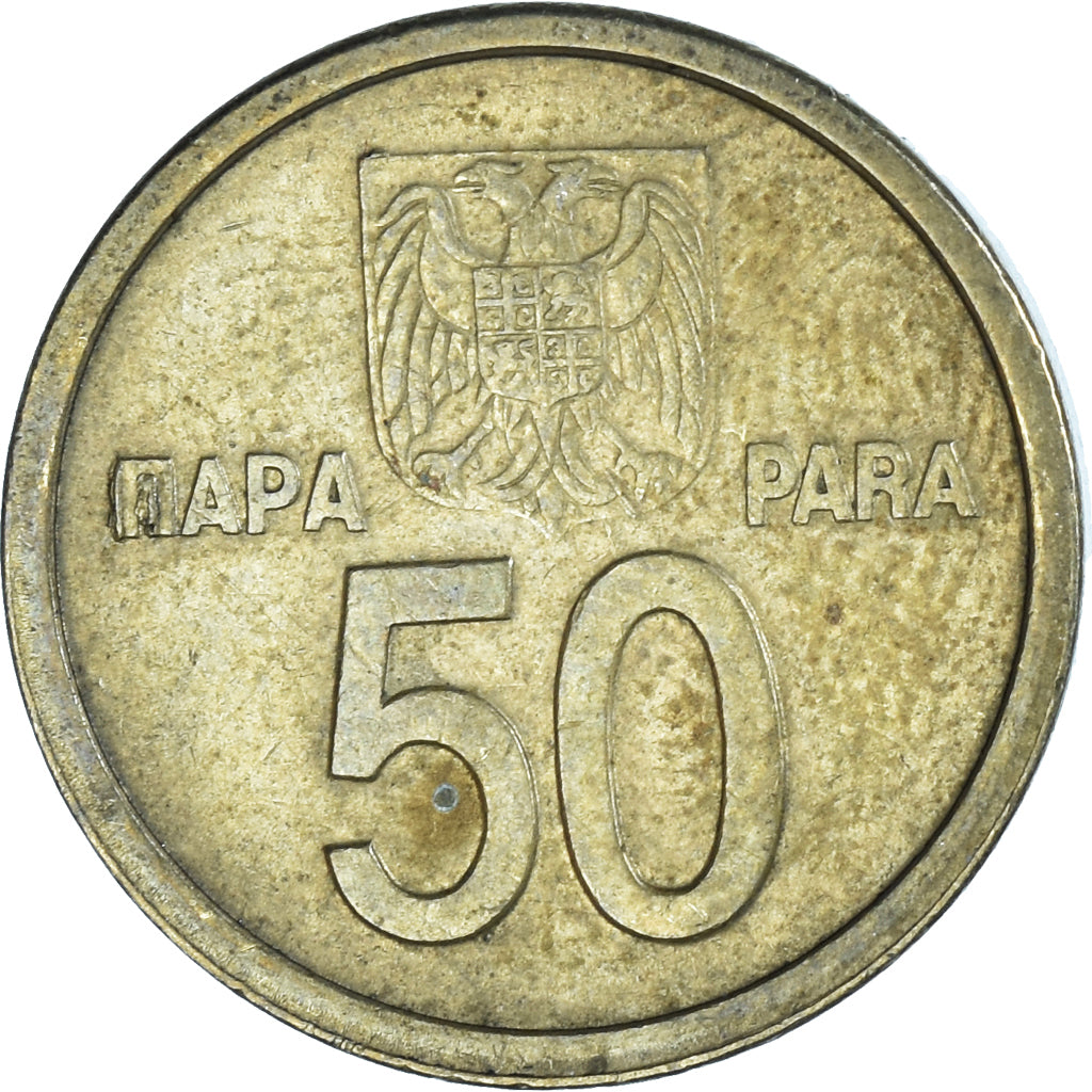 Münze, Jugoslawien, 50 Para, 2000