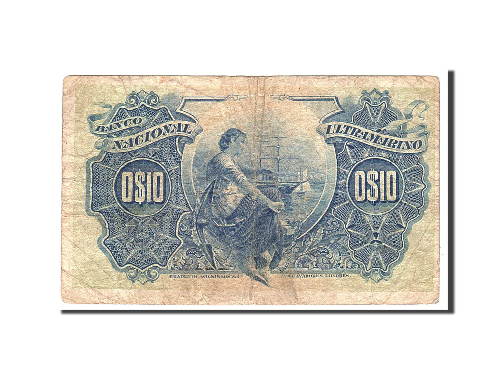 Mozambico, 10 Centavos, 1914, KM:53, 1914-11-05, B