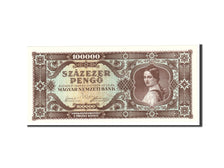 Banknote, Hungary, 100,000 Pengö, 1945, 1945-10-23, KM:121a, UNC(65-70)