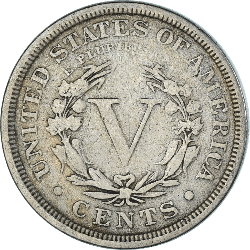 Coin, United States, 5 Cents, 1900
