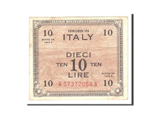 Italy, 10 Lire, 1943, KM:M13b, Undated, VF(20-25)