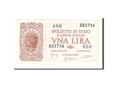 Italy, 1 Lira, 1944, KM:29b, 1944-11-23, UNC(63)