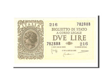 Banknote, Italy, 2 Lire, 1944, 1944-11-23, KM:30b, UNC(63)