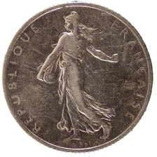 FRANCE, Semeuse, Franc, 1911, Paris, KM #844.1, AU(50-53), Silver, 23, Gadoury..