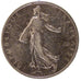 FRANCE, Semeuse, Franc, 1911, Paris, KM #844.1, AU(50-53), Silver, 23, Gadoury..