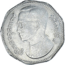 Moneda, Tailandia, 5 Baht, 1992