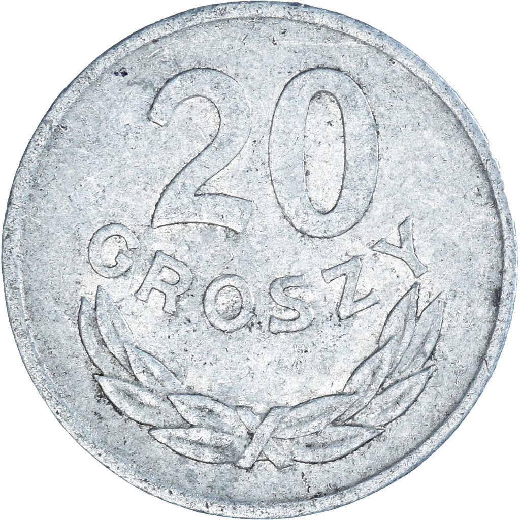 Moneda, Polonia, 20 Groszy, 1979