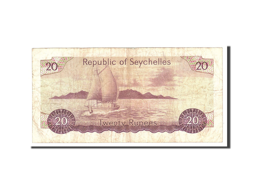 Seychelles, 20 Rupees, 1977, Undated, KM:20a, VF(20-25)