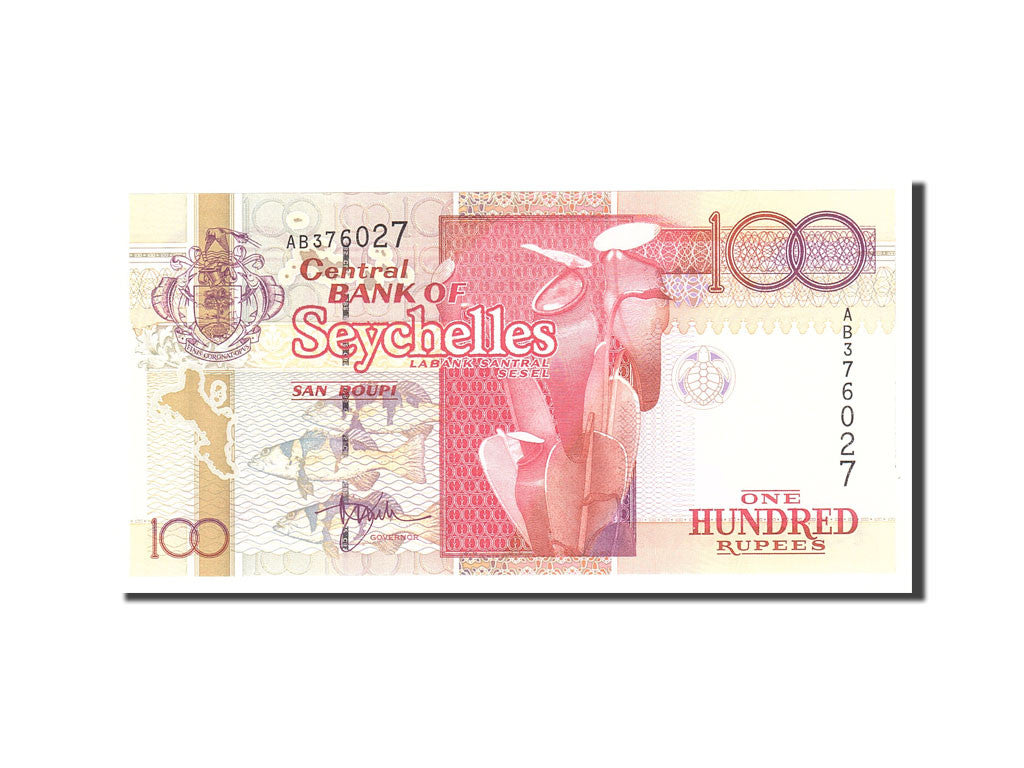 Banknote, Seychelles, 100 Rupees, 1983, Undated, KM:31a, UNC(65-70)