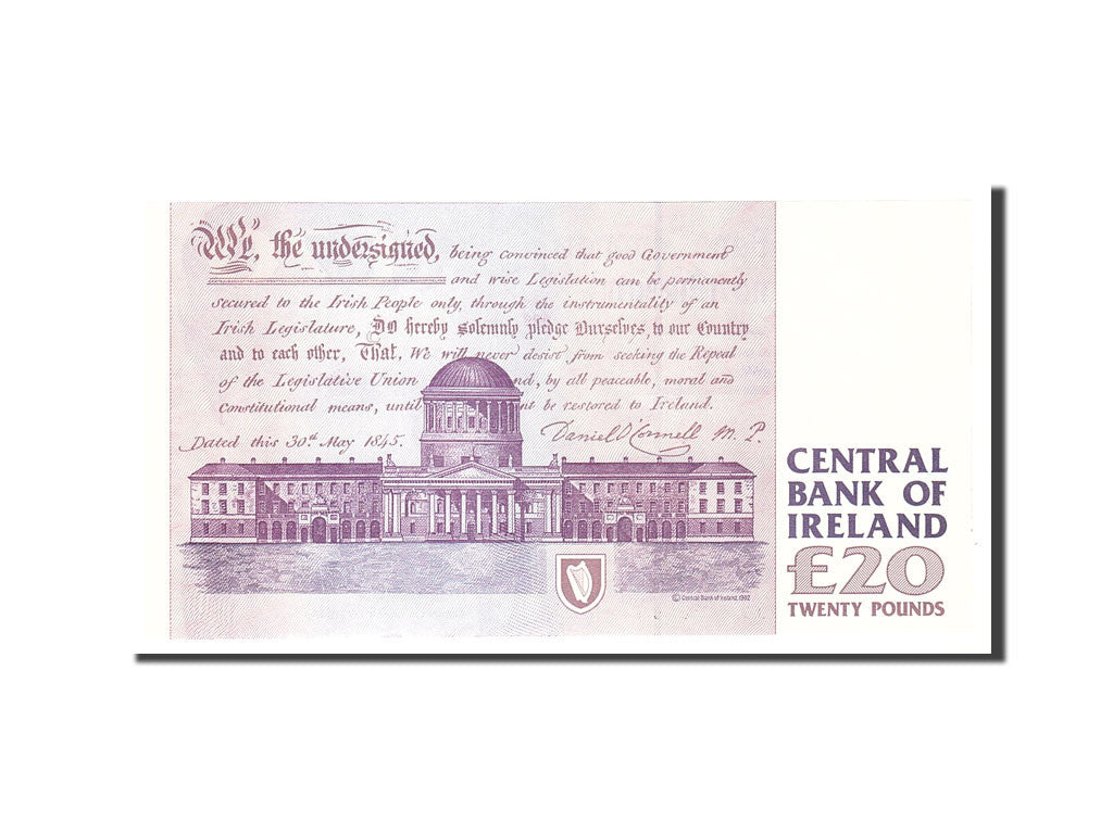 Banknote, Ireland - Republic, 20 Pounds, 1995, Undated, KM:77b, UNC(65-70)