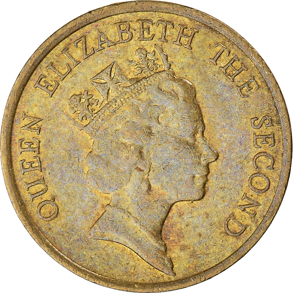 Coin, Hong Kong, 10 Cents, 1985