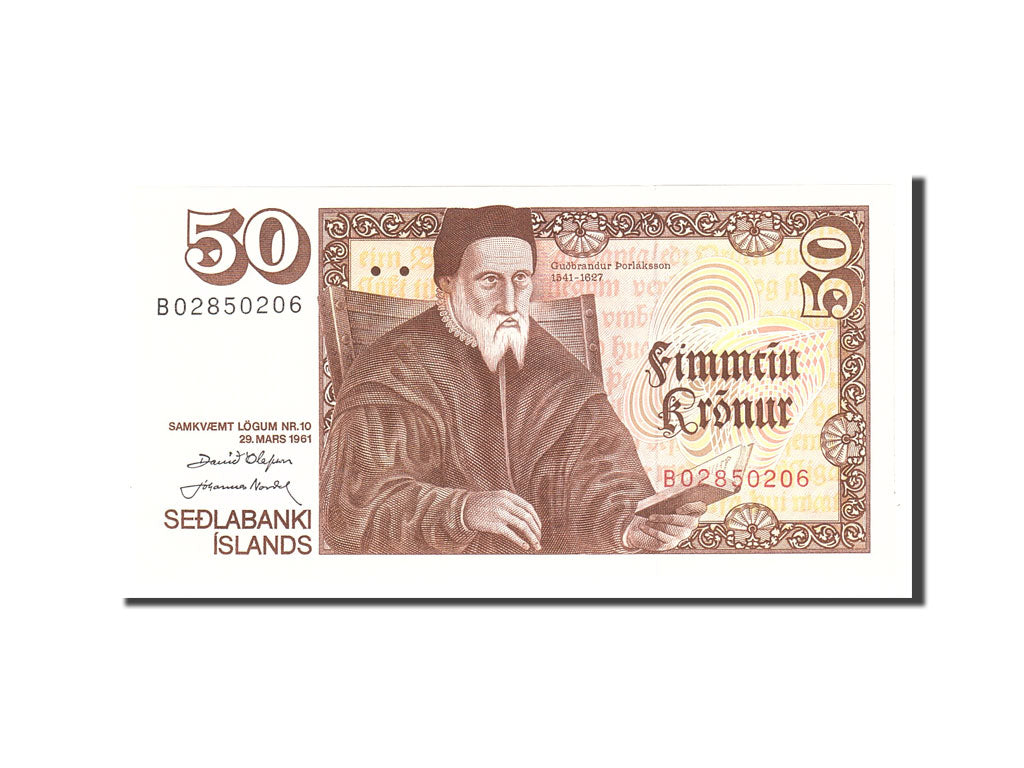 Iceland, 50 Kronur, 1981, 1961-03-29, KM:49a, UNC(65-70)