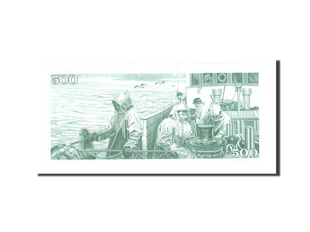 Banknote, Iceland, 500 Kronur, 1961, 1961-03-29, KM:45a, UNC(65-70)
