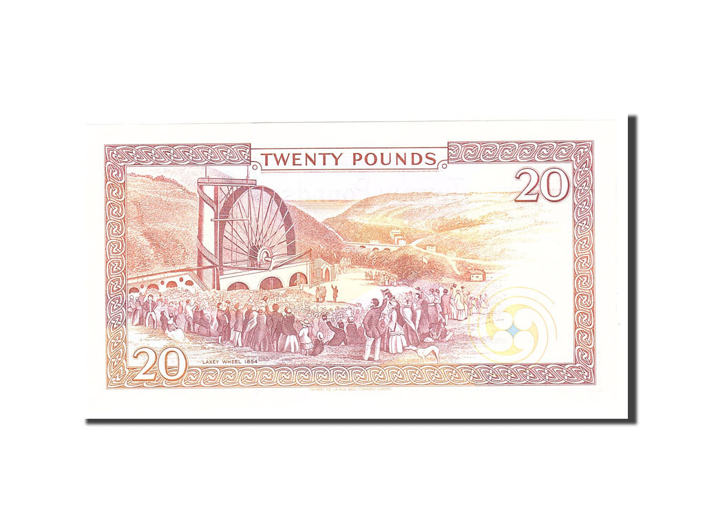 Banknote, Isle of Man, 20 Pounds, 2000, Undated, KM:45a, UNC(65-70)