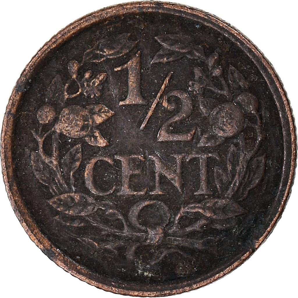 Moneta, Holandia, 1/2 Cent, 1906