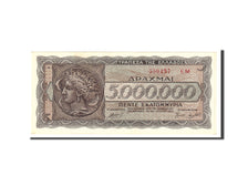 Grecia, 5,000,000 Drachmai, 1944, KM:128b, 1944-07-20, SPL-