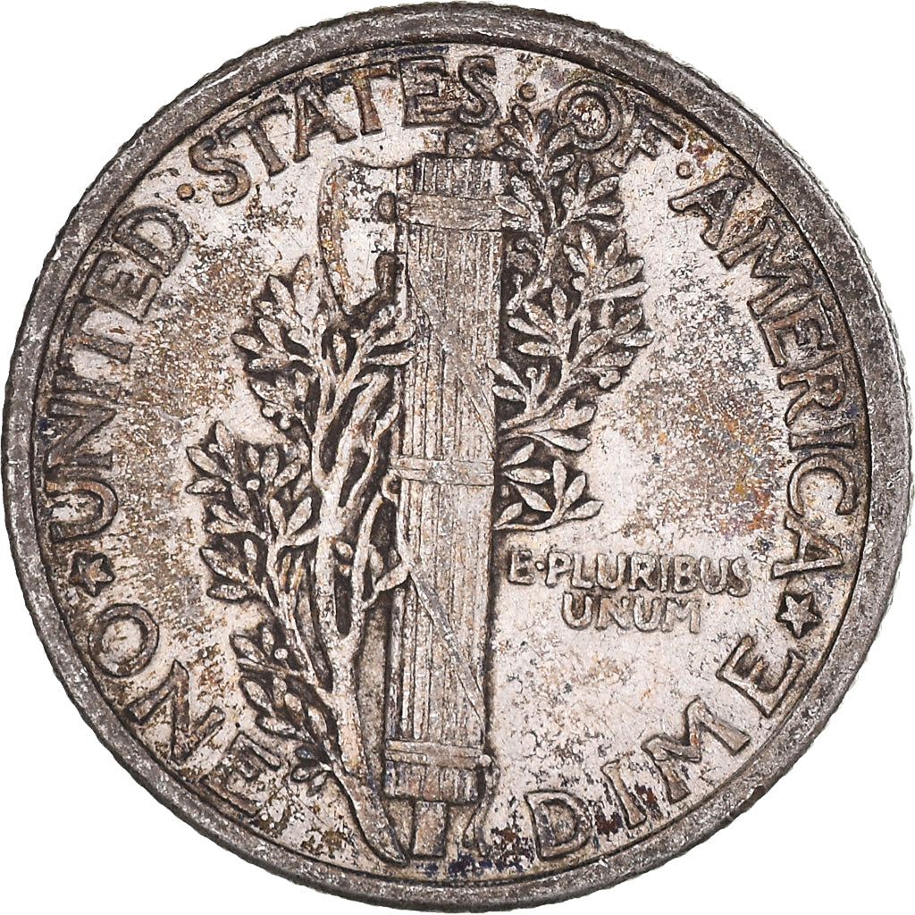 Coin, United States, Dime, 1917