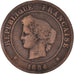 Coin, France, 5 Centimes, 1884
