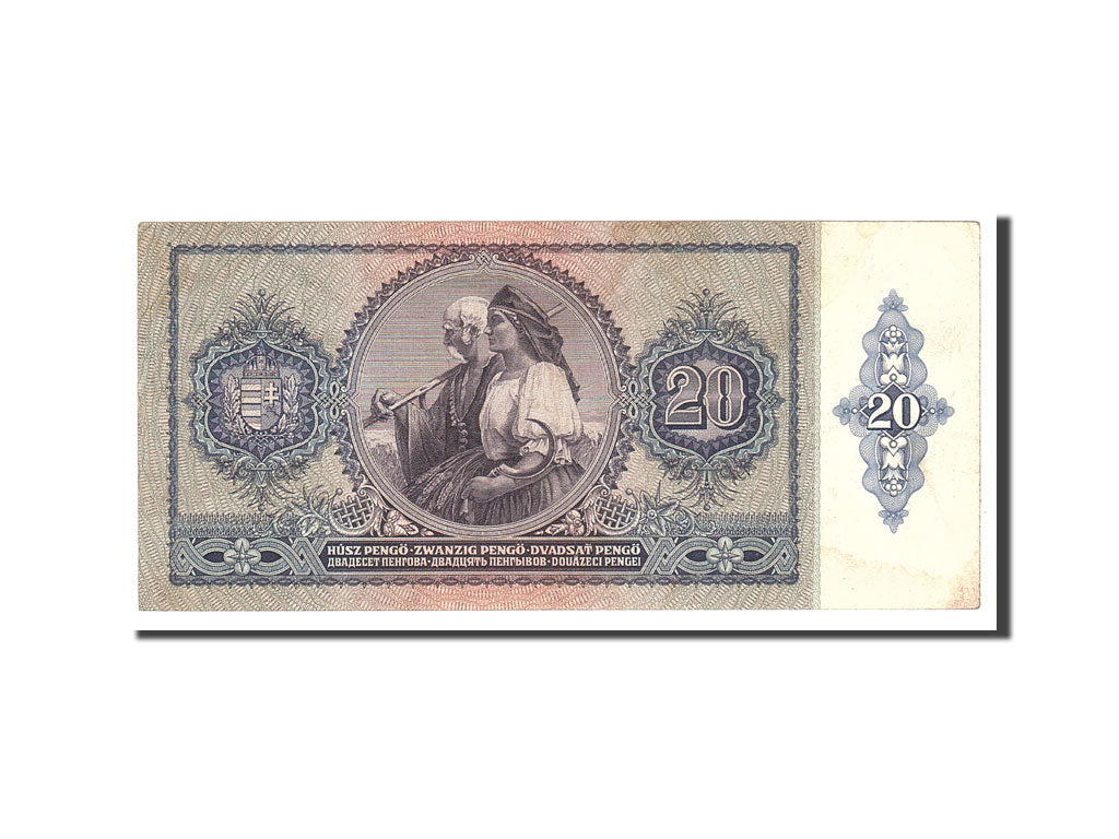 Hungary, 20 Pengö, 1941, 1941-01-15, KM:109, EF(40-45)