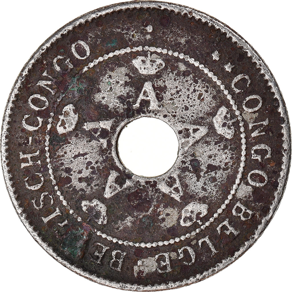 Münze, Belgisch-Kongo, 10 Centimes, 1911