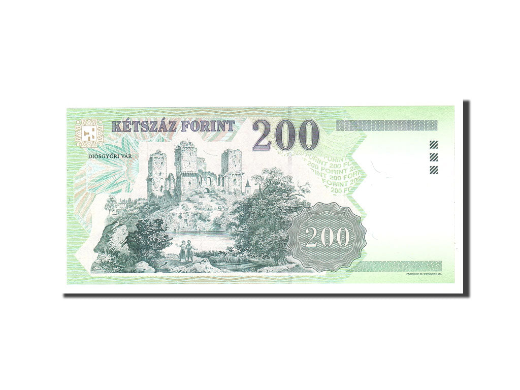 Banknote, Hungary, 200 Forint, 1998, Undated, KM:178a, UNC(65-70)