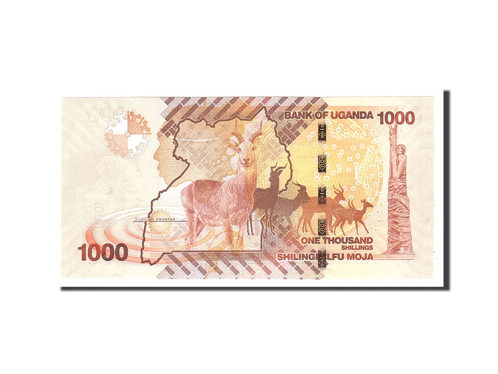Uganda, 1000 Shillings, 2010, Undated, KM:49, UNC(65-70)