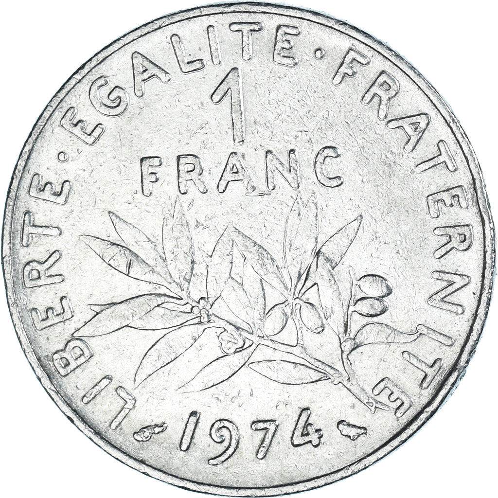 Moeda, França, Franc, 1974