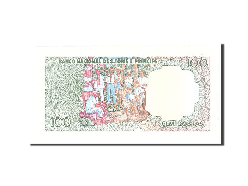 Saint Thomas and Prince, 100 Dobras, 1977, 1977-07-12, KM:53a, UNC(65-70)