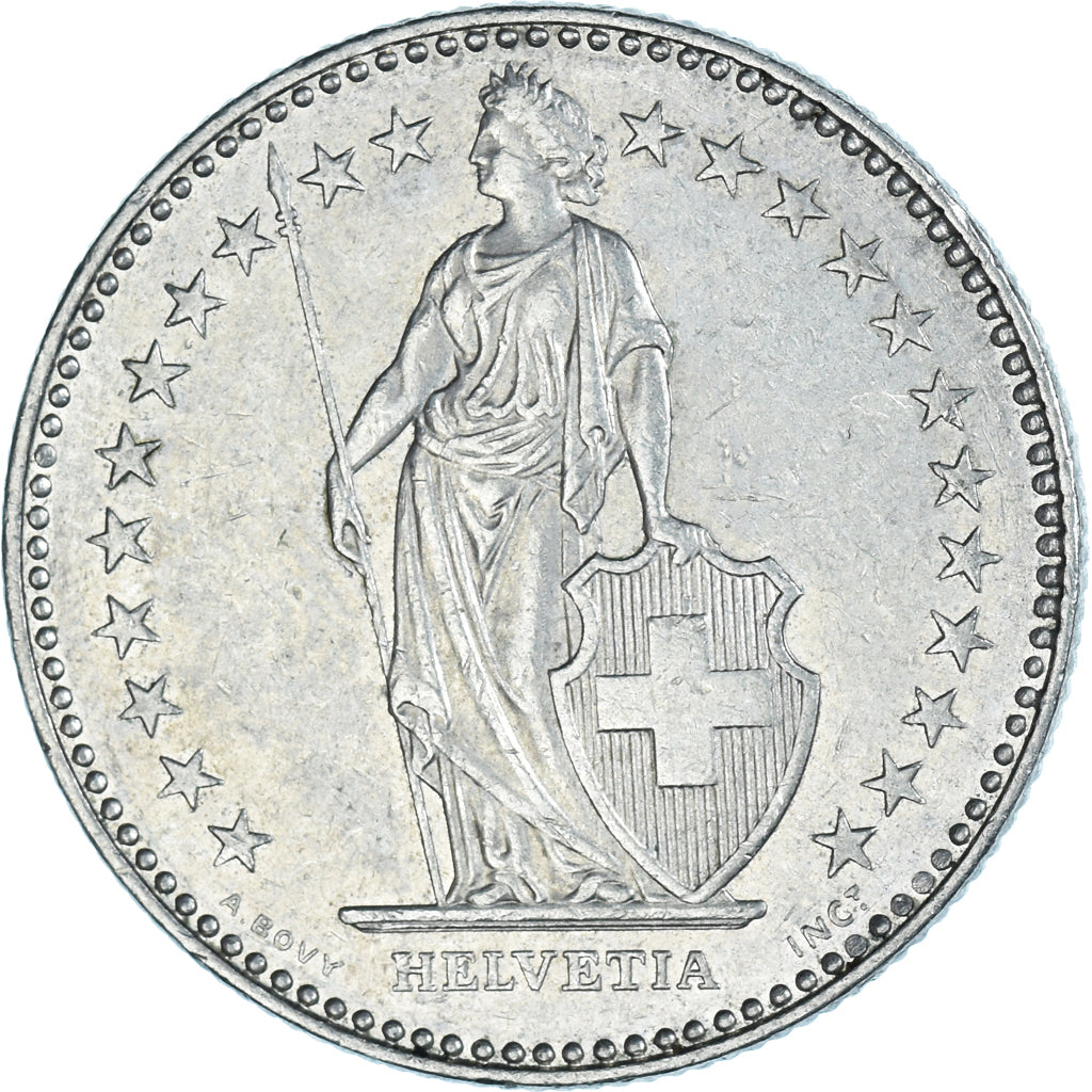 Moneta, Svizzera, 2 Francs, 1992